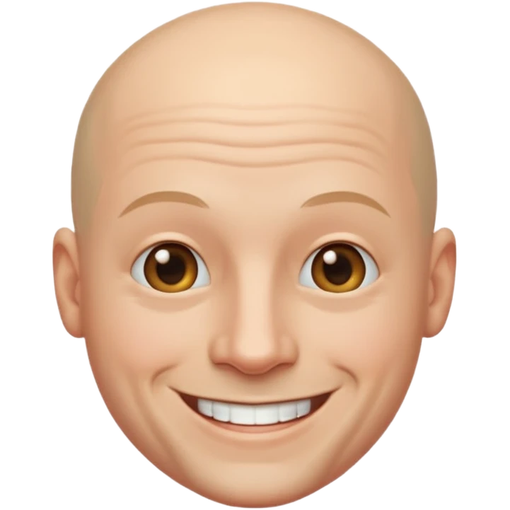 bald man emoji