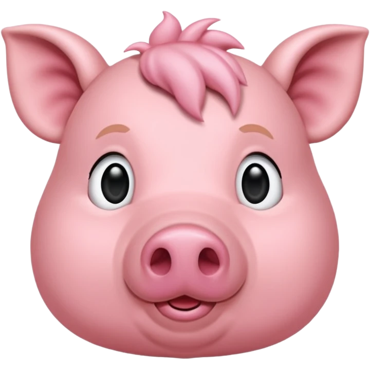 Ein süßes schweinchen emoji