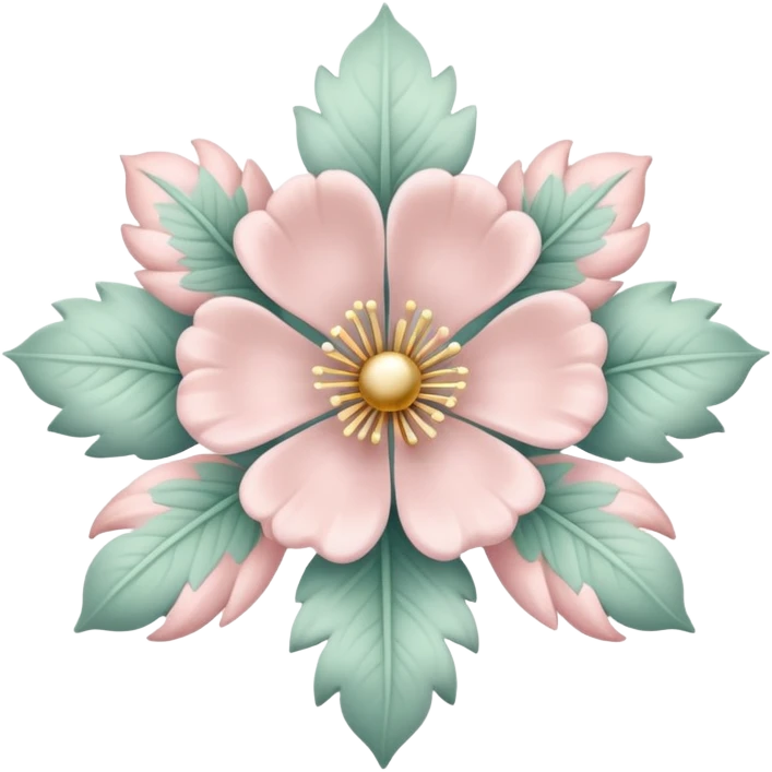 rococo regency flower emoji