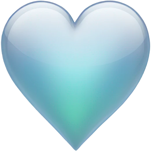 Clear heart emoji