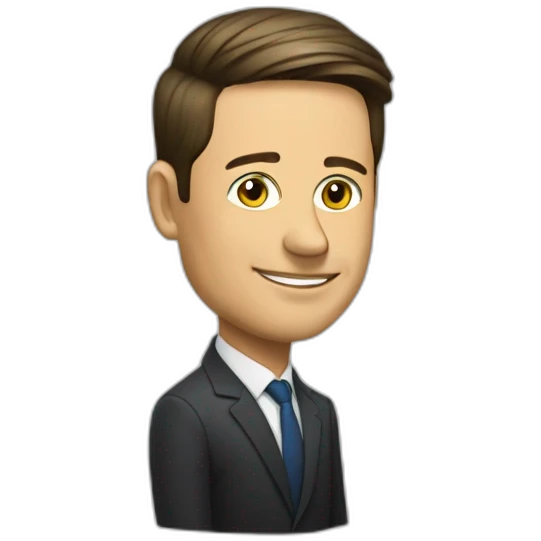 Zelensky is sitting on a Joe Bidene emoji