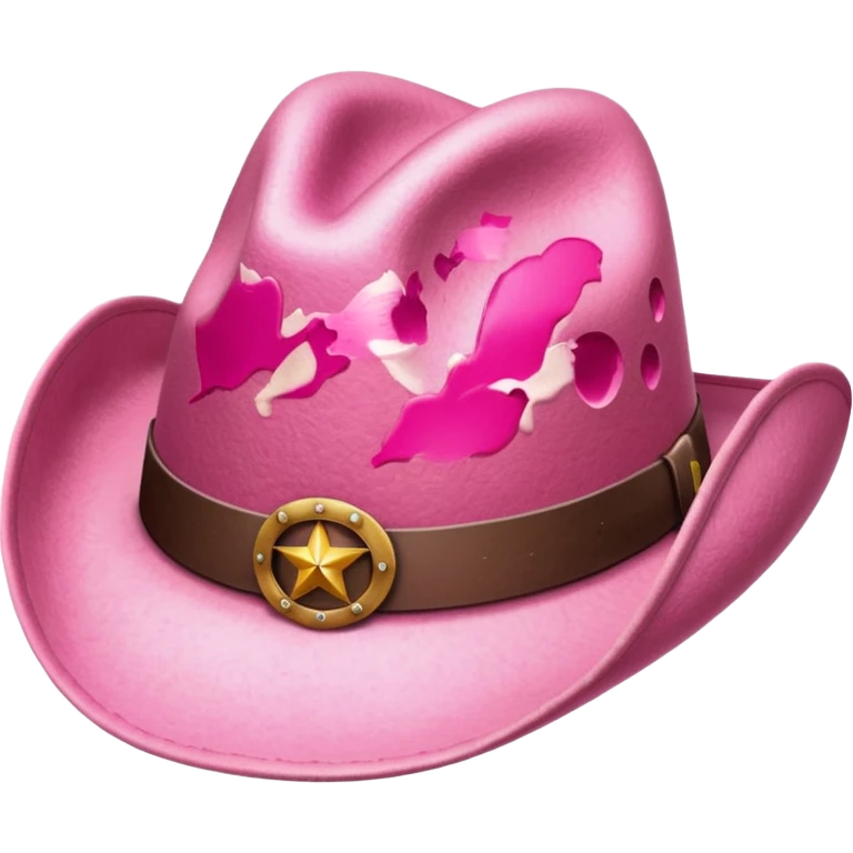 Pink cowboy hat emoji