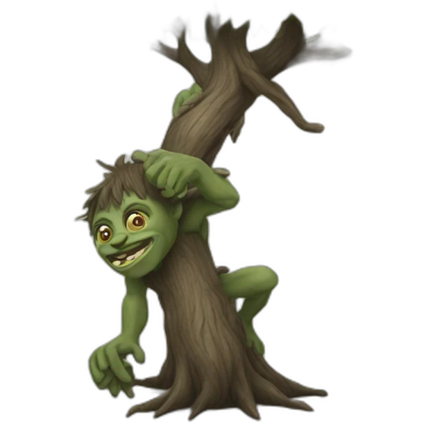 troll,-bend-tree emoji