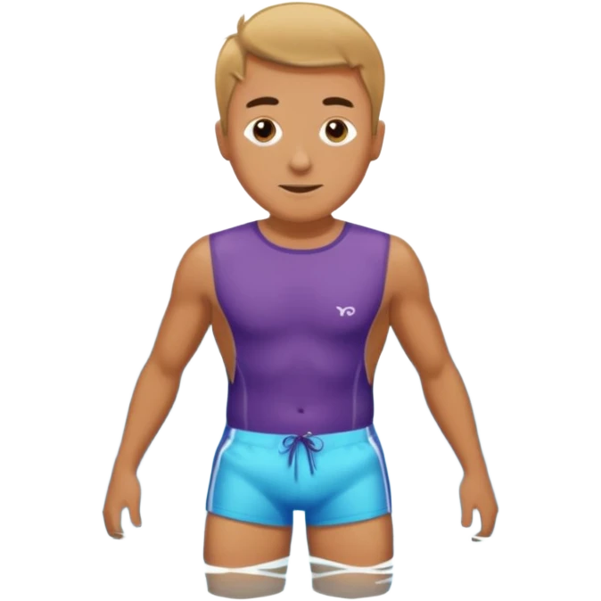 Underwater man swimming emoji