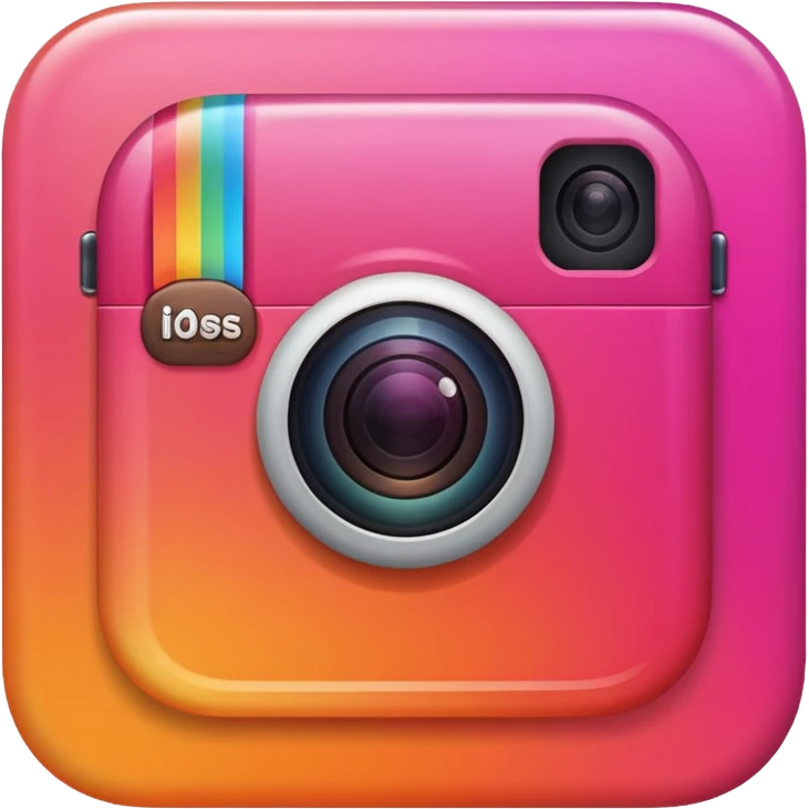 make an icvon of insatram of real instagram emoji