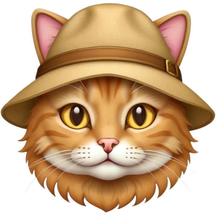 Cat wearing a hat  emoji