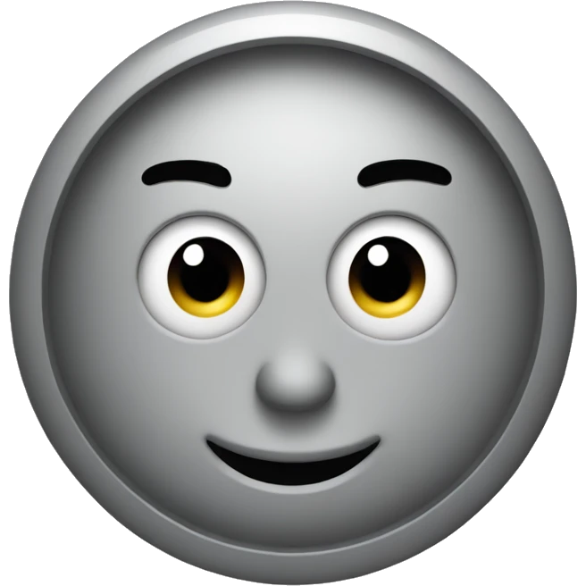 Letter O with face emoji