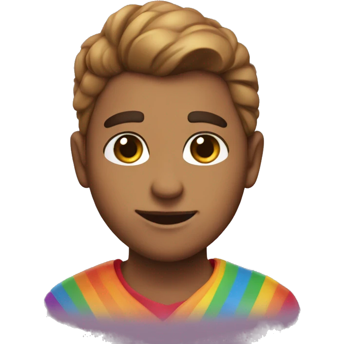 Corazon de arcoiris emoji