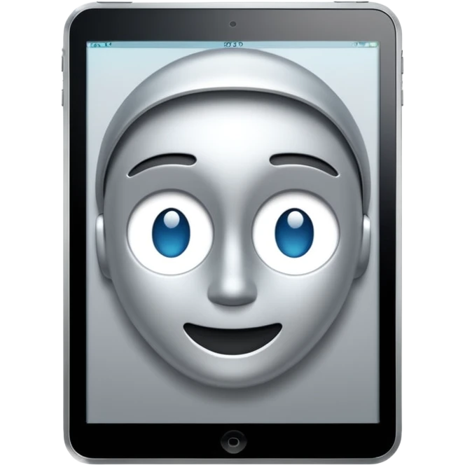 ipad no FACE emoji