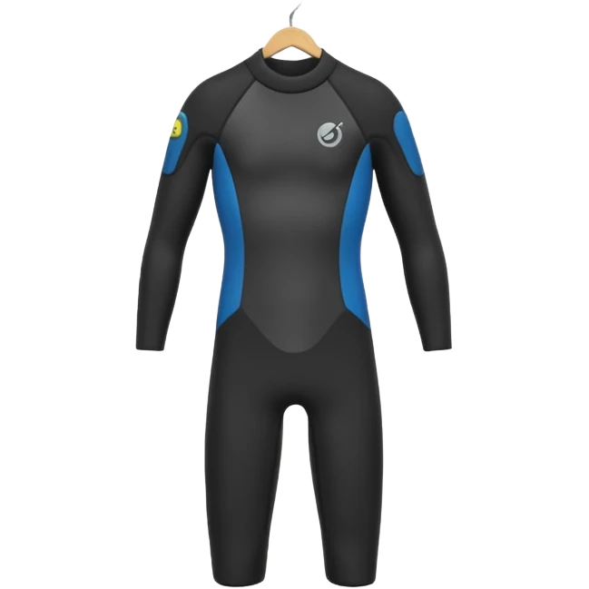 wetsuit hang on a hanger full emoji