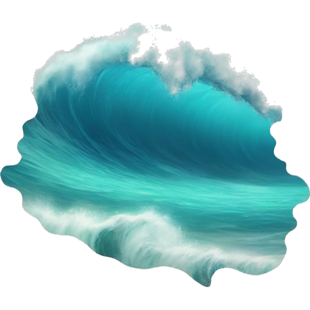 Ocean aesthetic emoji