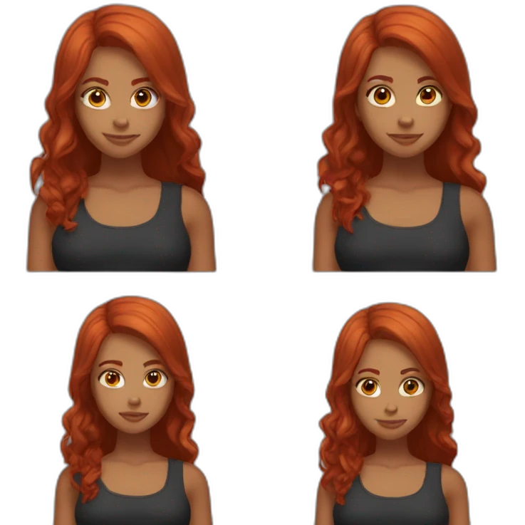 Redhair Sofya emoji