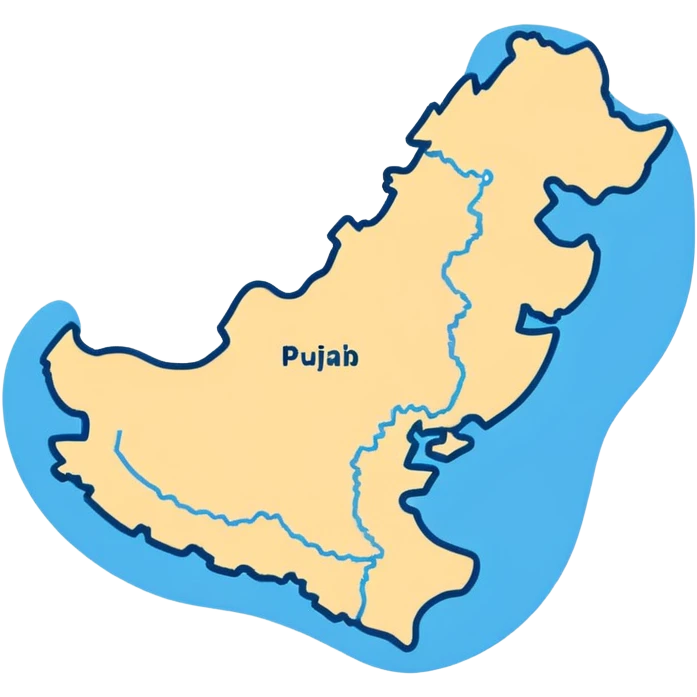 Punjabi map white colour emoji