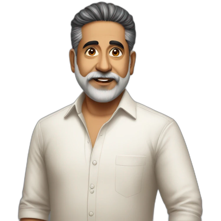Indian Actor Kamalhasan standing emoji