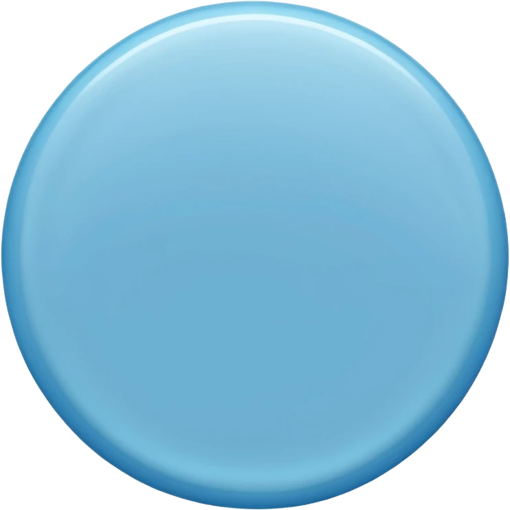 Light blue circle emoji