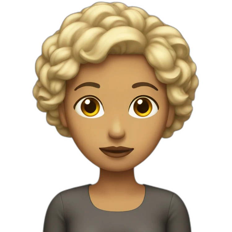 Femme qui pense emoji