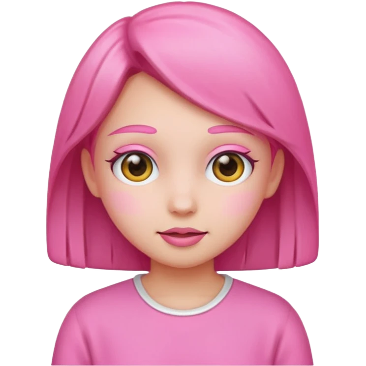 Pink girl emoji