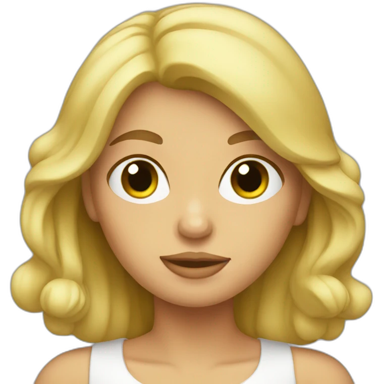 pepe blonde female emoji