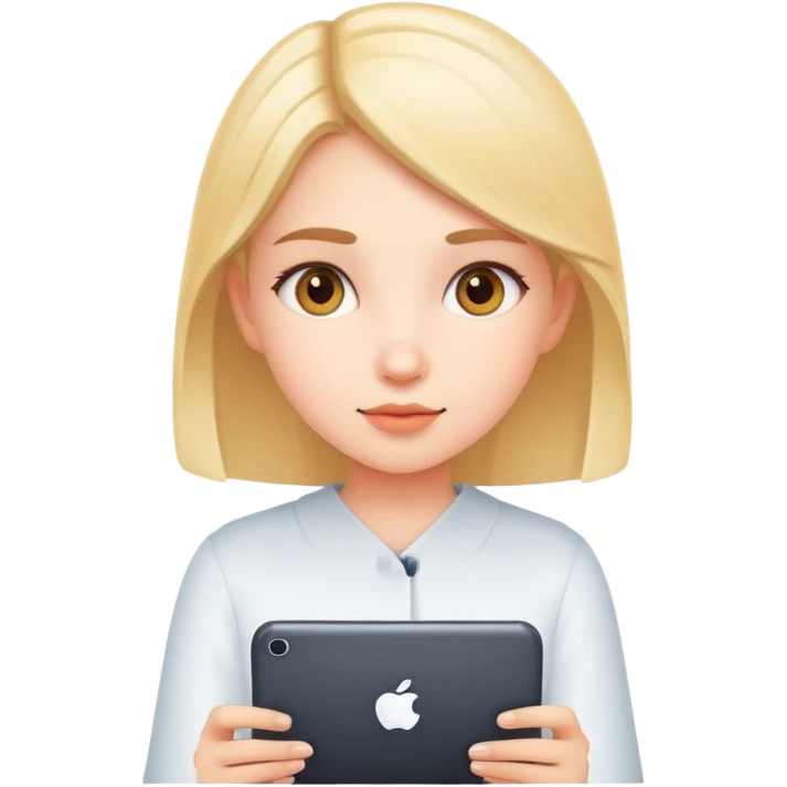Cute girl with coding emoji
