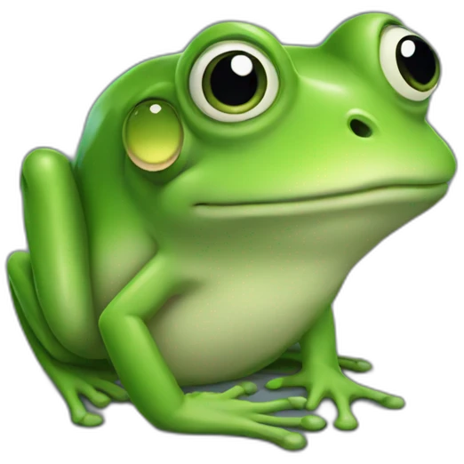 thought frog emoji