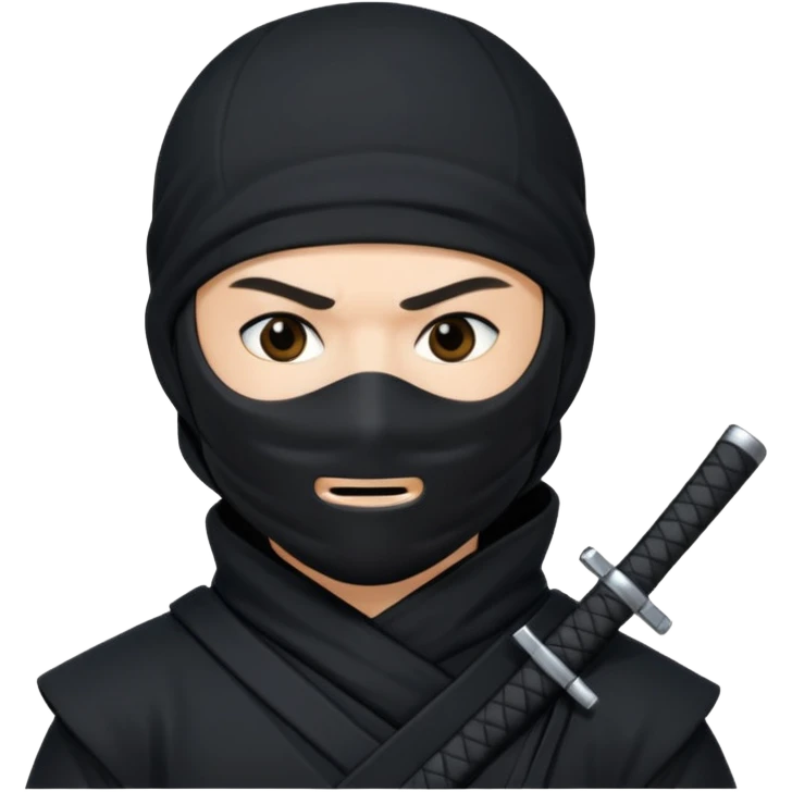 Ninja white emoji