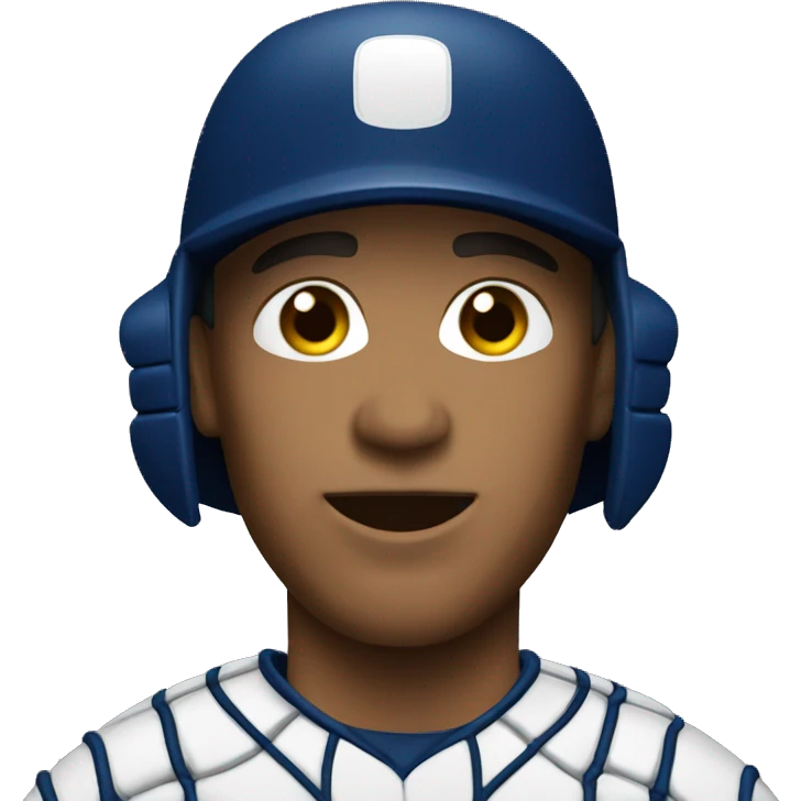 Baseball catcher emoji