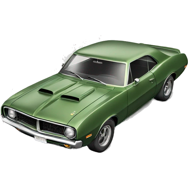 Late 1960s muscle car emoji
