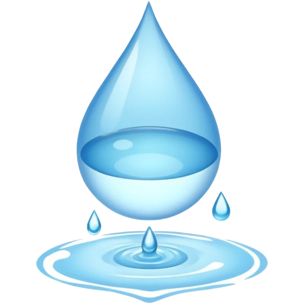 spiled water cup on the ground emoji