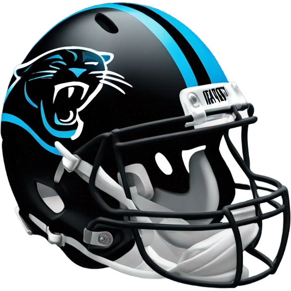 Me in panthers helmet emoji