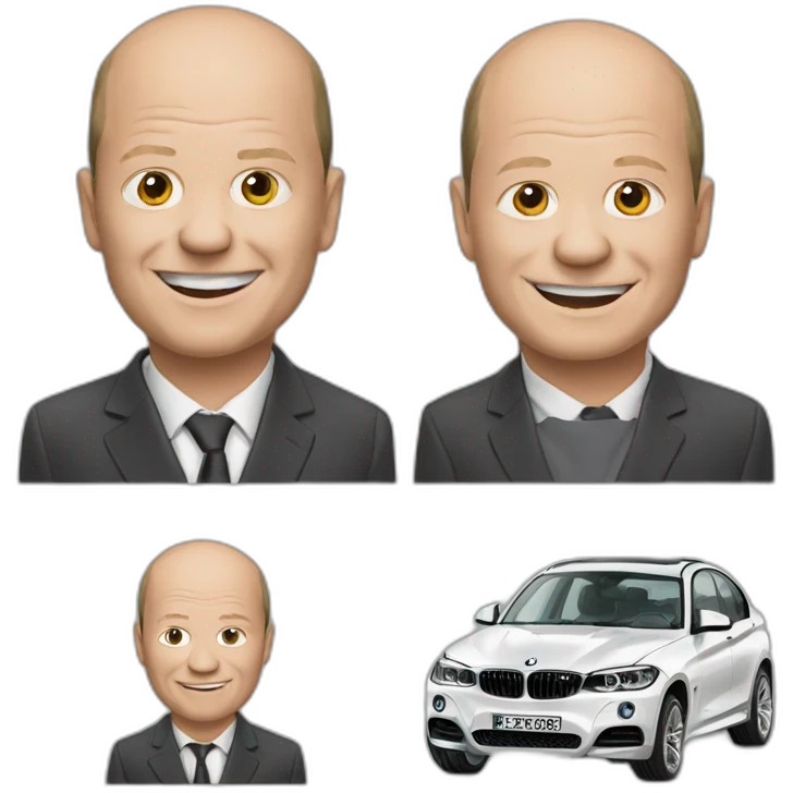 Olaf Scholz BMW Fan emoji