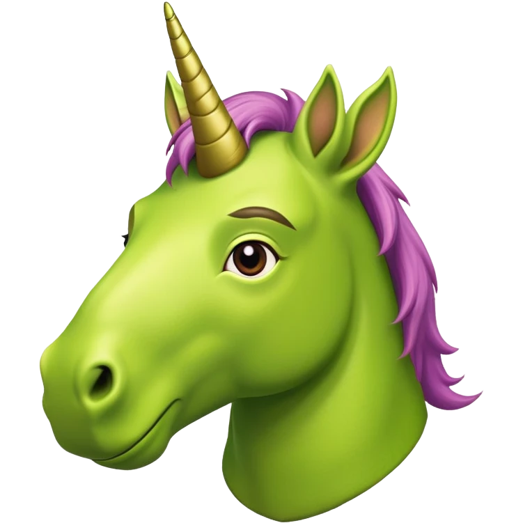 unicorn shrek emoji