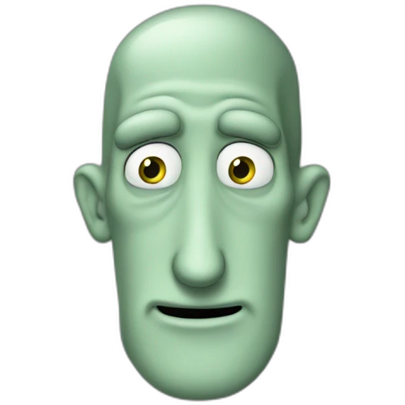 handsome squidward emoji