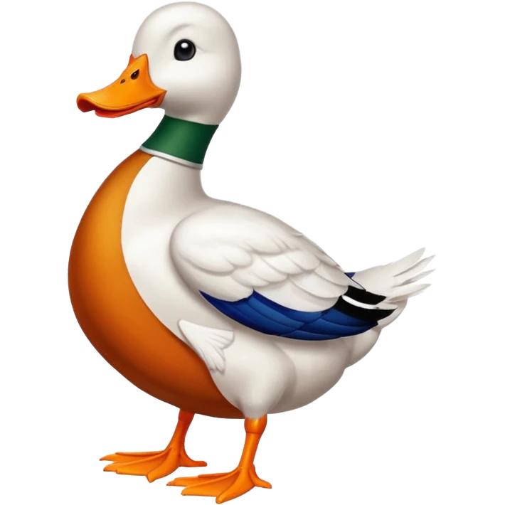 Saluting duck emoji
