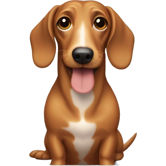 Wiener dog emoji