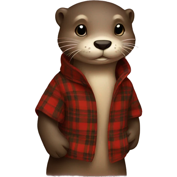 otter with plaid emoji