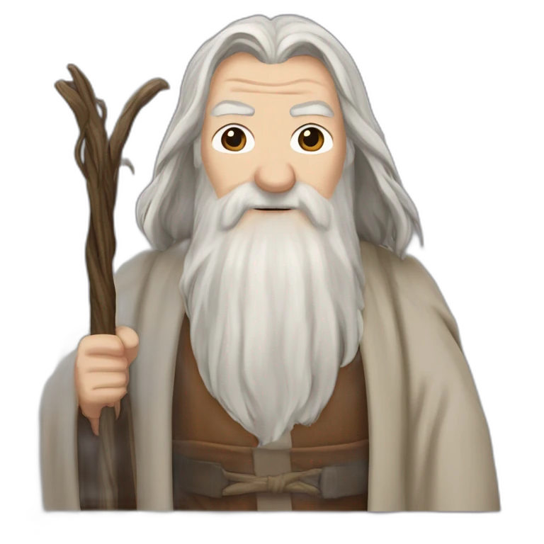 Gandalf, Dumbledore and Obi-wan Kenobi emoji