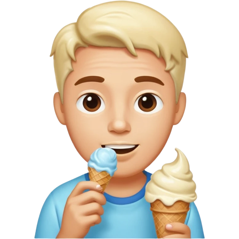 Benson Boone moonbeam ice cream emoji