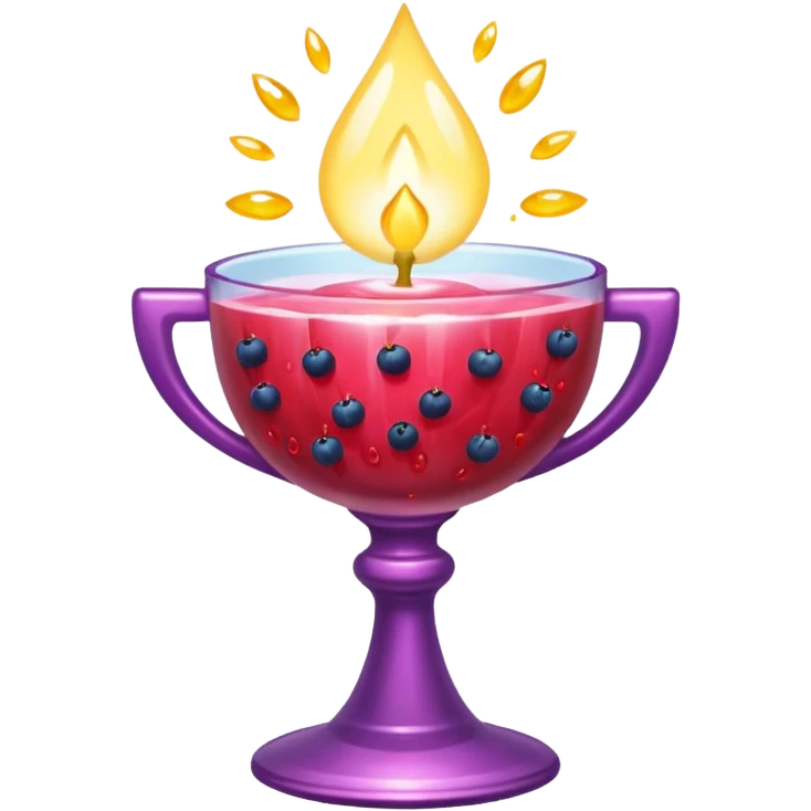 berry chalice overflowing with light nectar emoji