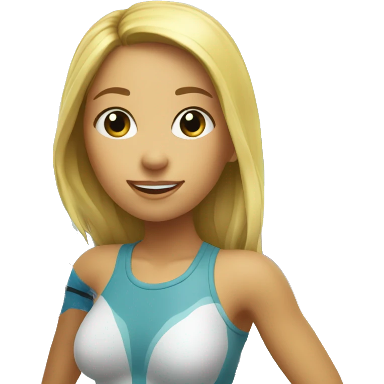 Surf; un girl  emoji
