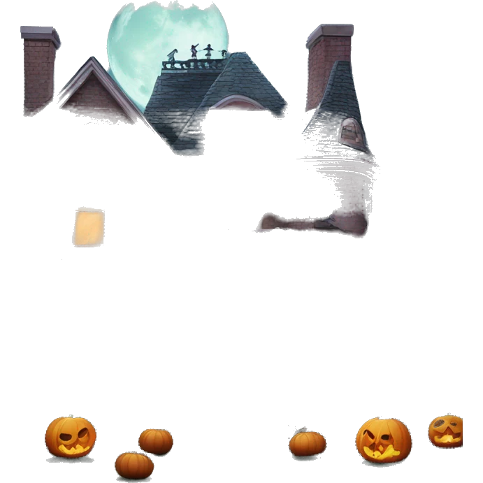 Barbie’s very old run-down frightening dangerous ghost-ridden haunted dream mansion nightmare scenario full harvest moon  emoji