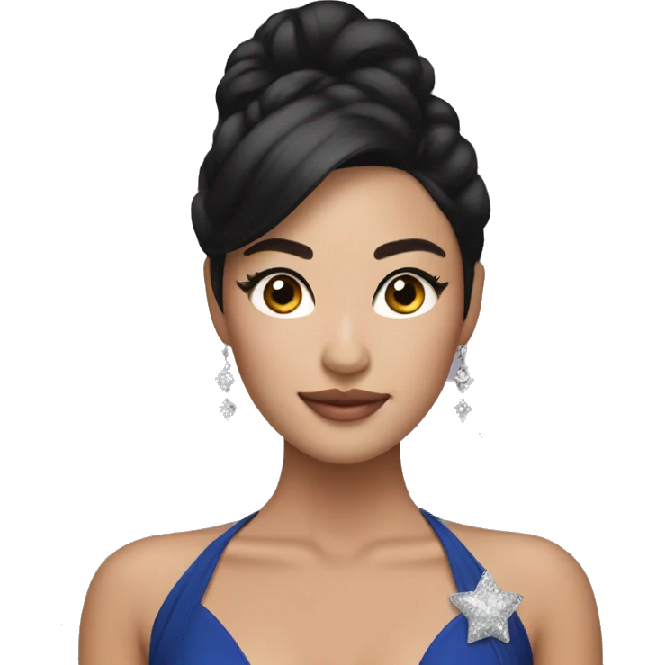 Miss universe with asian skin emoji