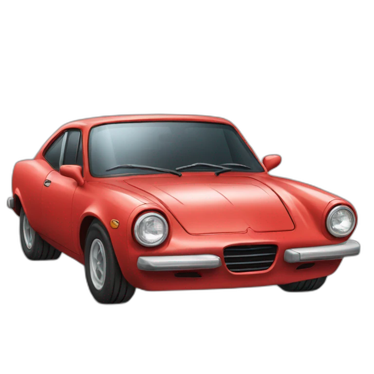 Voiture de spiderman emoji