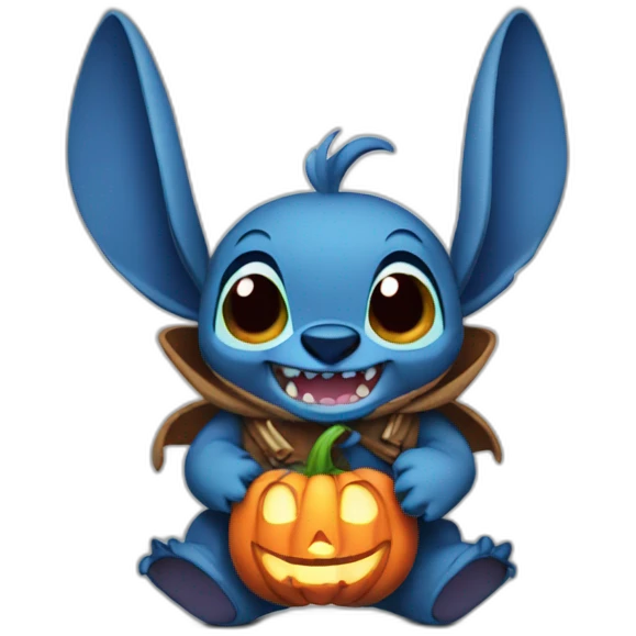 stitch halloween 🎃 emoji