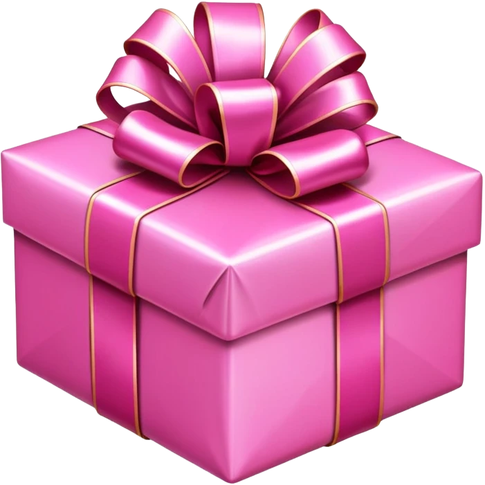 Pink geschenk emoji
