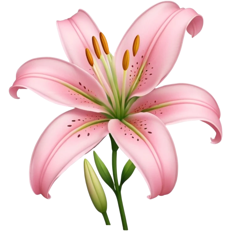 light pink lilium emoji