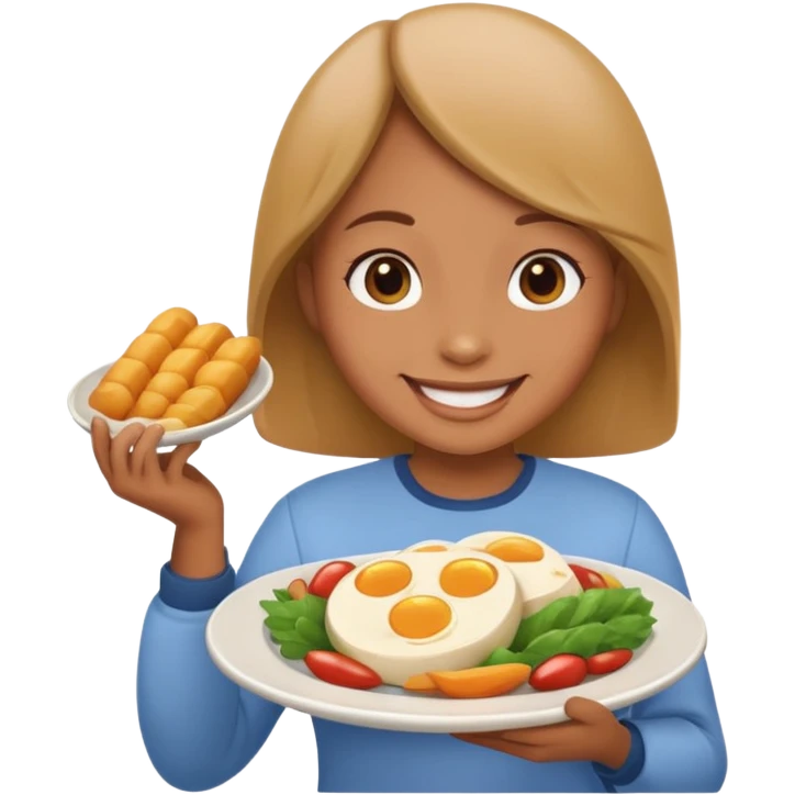 Labubu with food  emoji