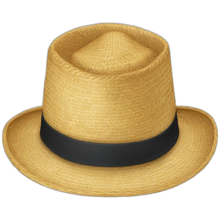 Chapeau de paille emoji