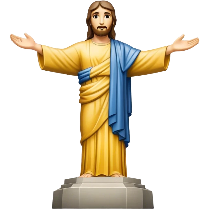 Christ the Redeemer, no frame emoji