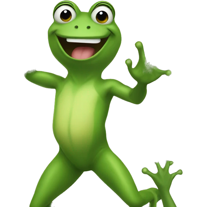 Frog dance emoji