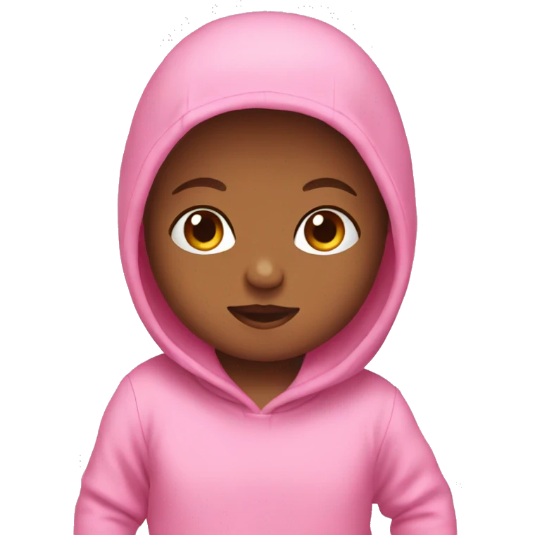 Pink Baby onesie  emoji